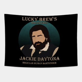 Jackie Daytona - Regular Human Bartender Tapestry