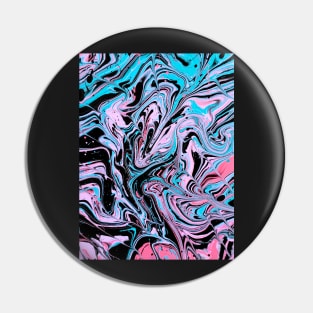 Retro Marble - Acrylic Pour Painting Pin