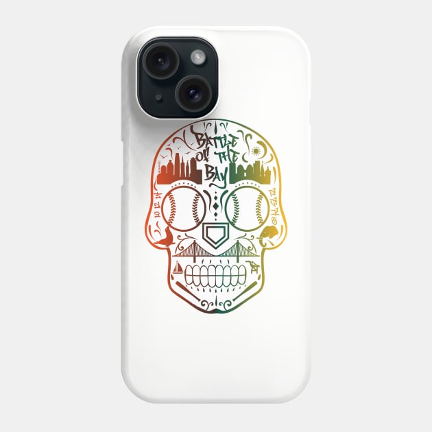 Battle of the Bay Sugar Skull Phone Case by StickyHenderson