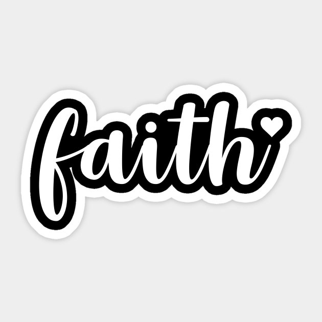  Faith Cute Christian Lifestyle Sticker, Faith in God Sticker, Faith  Sticker, Christian Faith Sticker, Gift for Church Friend, Church Gift, Cute Prayer Sticker