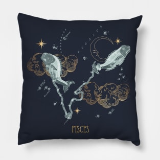 Pisces Constellation Pillow