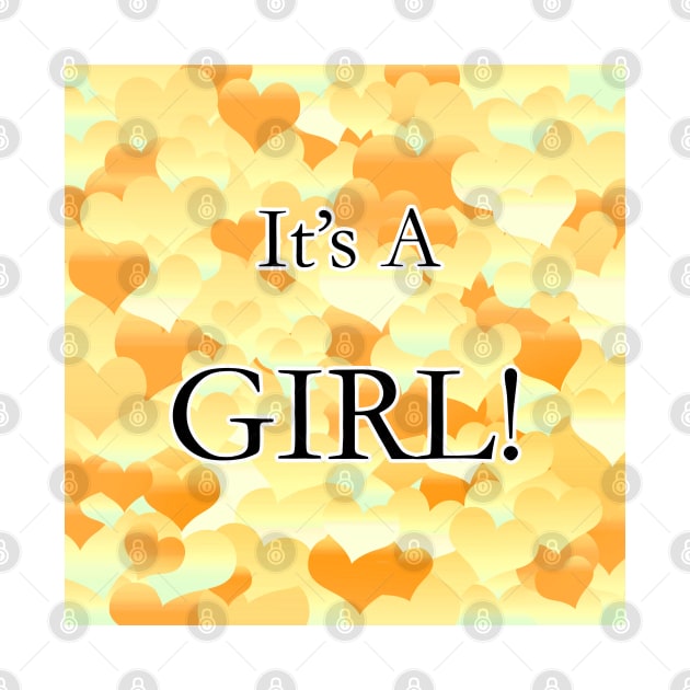 It's A Girl! Golden Hearts by BlakCircleGirl