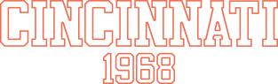 Cincinnati 1968 Magnet