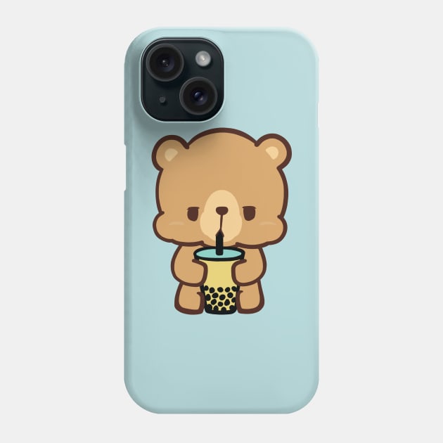 Boba Bear Phone Case by BeachPlum