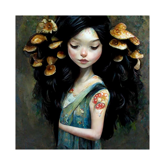 Sadie the Mushroom Faerie by Kim Turner Art by KimTurner