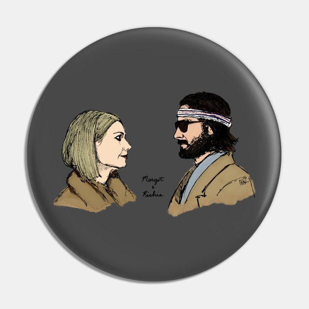 Margot and Richie Tenenbaum - In color! Pin by EBDrawls