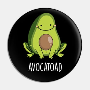 Avocatoad Funny Avocado Toad Pun Pin