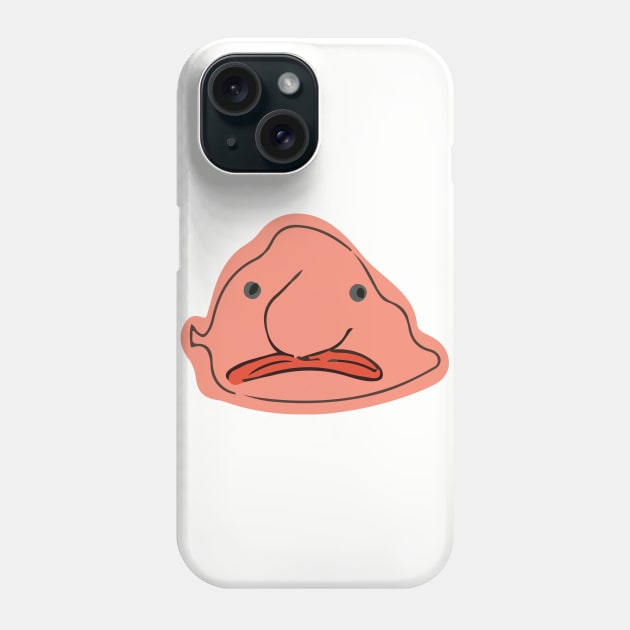 Blobfish Phone Case by MarjolijndeWinter