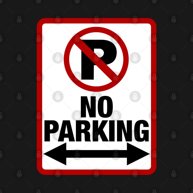 No Parking by Randomart