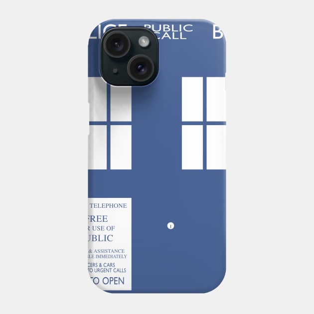 Dr Who TARDIS Phone Case by Function9