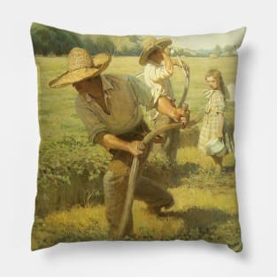 The Scythers (Back to the Farm) by NC Wyeth Pillow