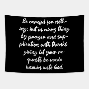 Philippians 4:6 Bible Verse KJV Text Tapestry