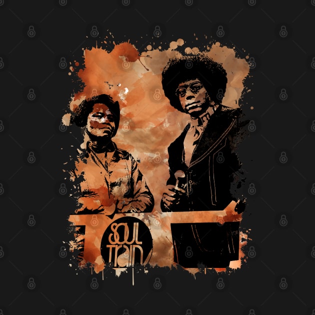 SOUL TRAIN James Brown and Don Cornelius by sgregory project