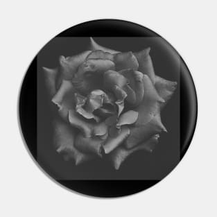 Black and White flower Pin