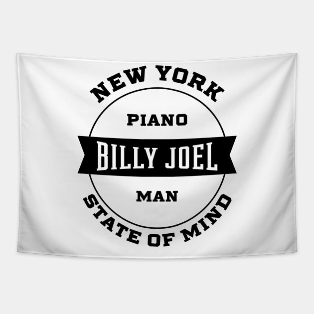 Billy Joel - New York State of Mind Tapestry by Diogo Calheiros