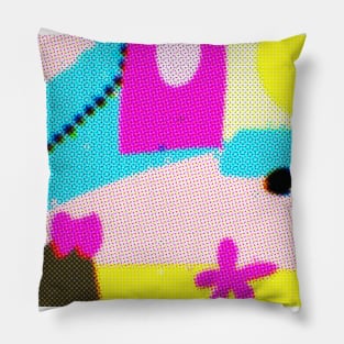 Abstract halftone Pillow