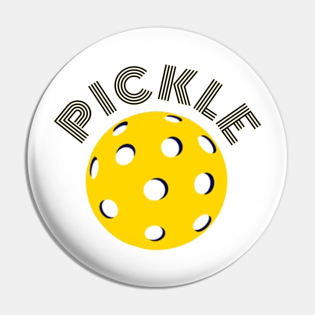 Pickle Ball Pickleball Pin by numpdog