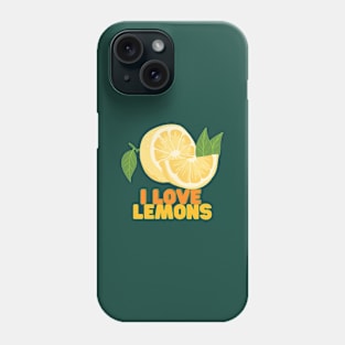 I Love Lemons! Phone Case