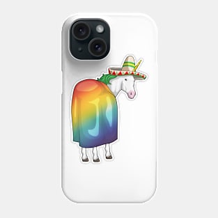 Unicorn Mexican hat Phone Case