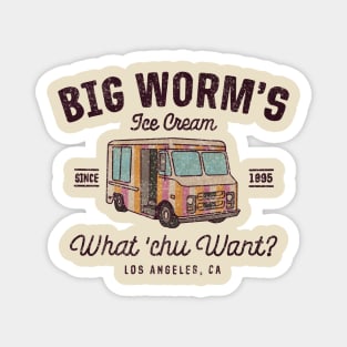 big worm ice cream Magnet