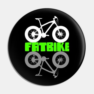 Fatbike, fat bike, fat tires bike bicycle lovers Pin