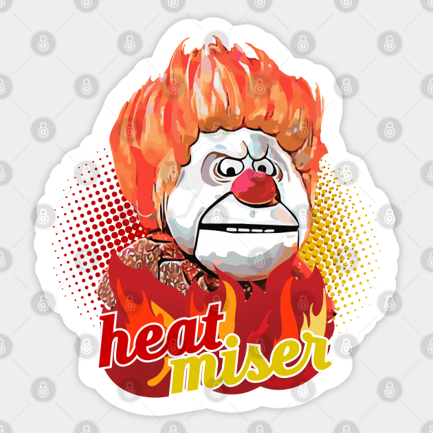 Heat Miser fan art - Heat Miser - Sticker