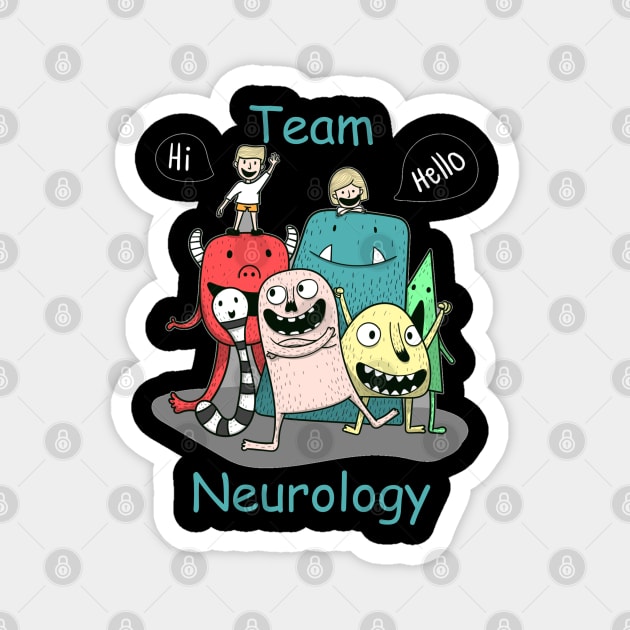 Neurology Team Gear Funny Magnet by DesignIndex