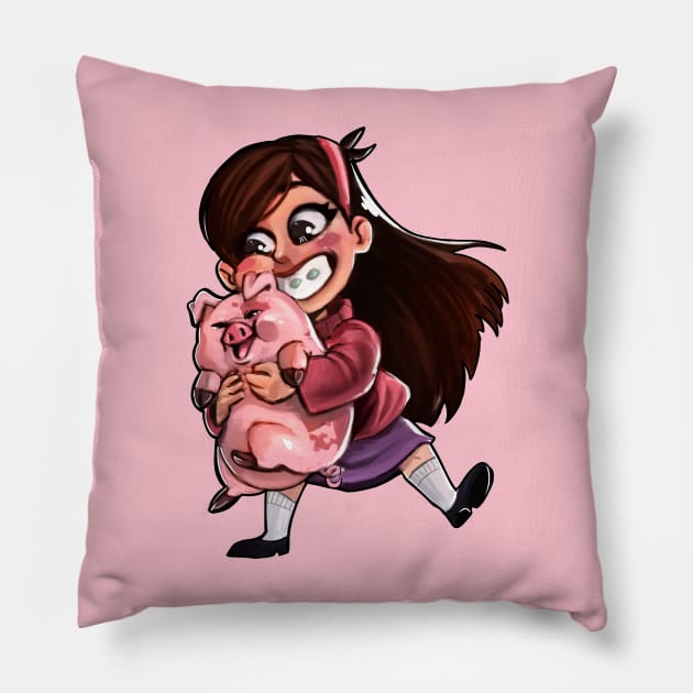 MABEL and WADDLES Pillow by InodaiStore!