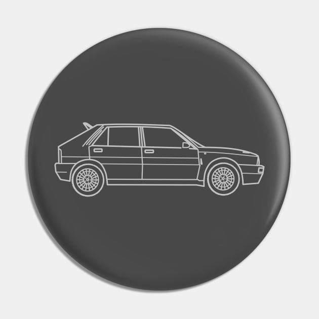 Lancia Delta Pin by Aurealis