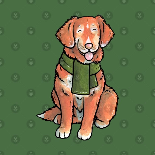 Nova Scotia Duck Tolling Retriever (senior) by animalartbyjess