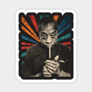 sketc vintage James Baldwin Magnet