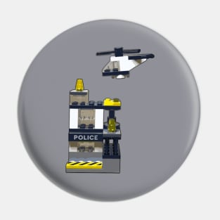 Brick Creations - Police Station Pin