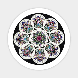 Colorful Mandala Magnet