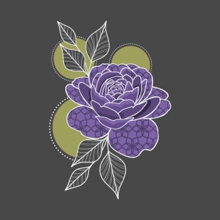 Grape and Olive Bloom T-Shirt