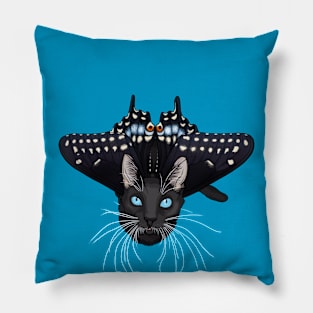 Eastern Black Swallowtail Flitter Kitty Pillow