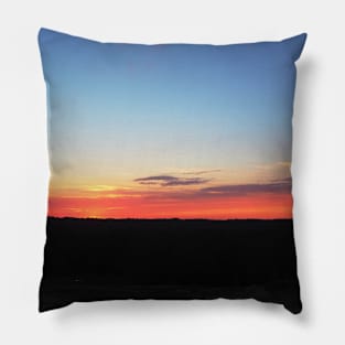 Beautiful photography of Atlanta sunset sky landscape USA nature lovers Pillow