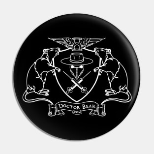 Doctor Beak Coat of Arms Pin