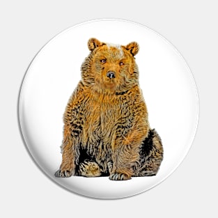 Bear animal art #bear Pin