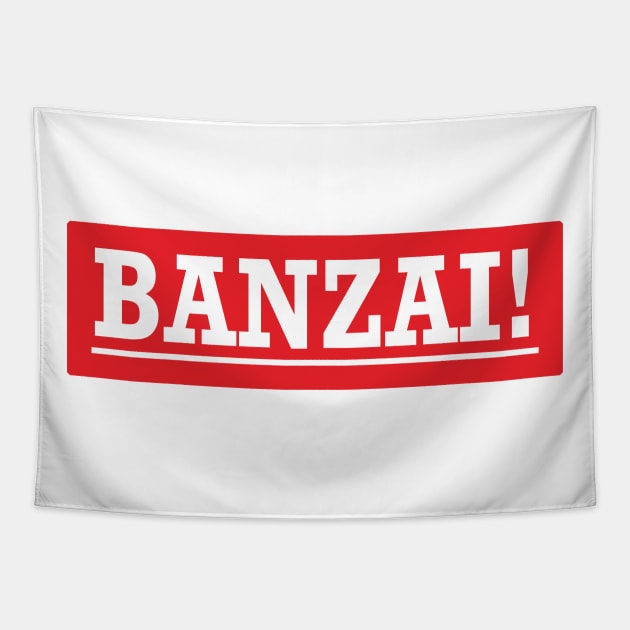 BANZAI! Tapestry by Heyanwar