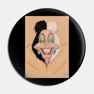 Cruella de Vil Pin