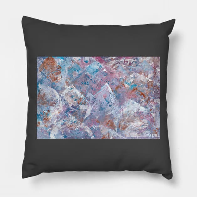 High in the mountains Pillow by acdlart