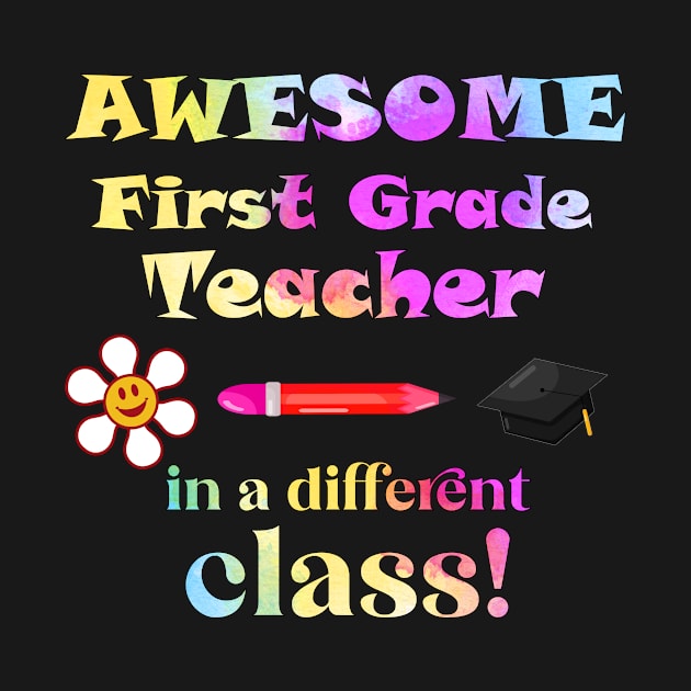 AWESOME Fifth Grade Teacher by Captain Peter Designs