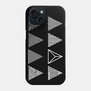 Geometric Triangle Pattern Phone Case