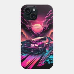 Synthwave Sun Car Phone Case