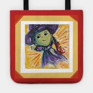 Little Halloween Witch Tote