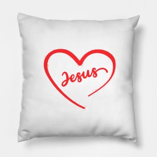 JESUS IN HEART Pillow