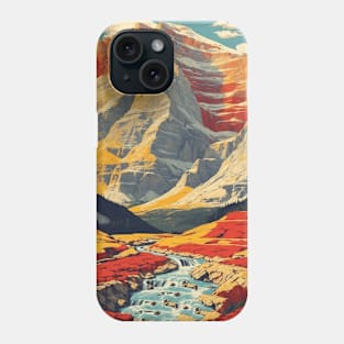 Ordesa y Monte Perdido National Park Spain Travel Tourism Retro Vintage Phone Case