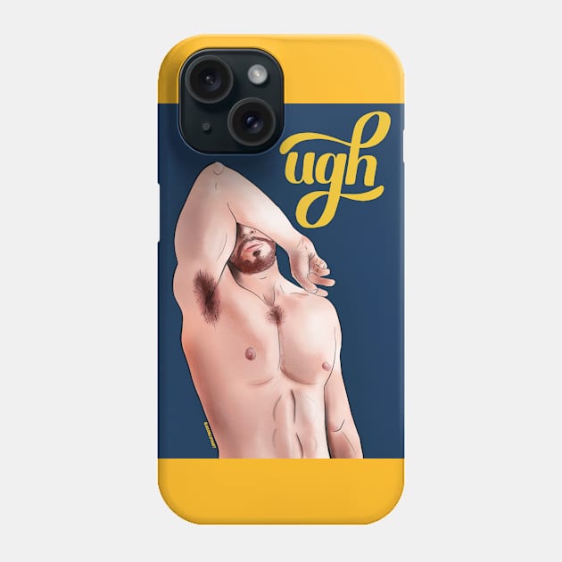 Ugh (Art) Phone Case by JasonLloyd