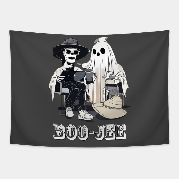 BOO-JEE ghost and ghoul Tapestry by JonHale