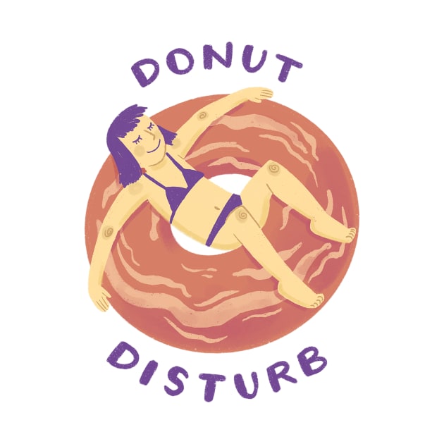 Donut Disturb - Girl by leanzadoodles